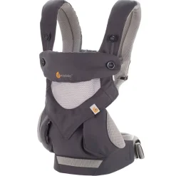 Baby Carriers-Ergobaby 360 Baby Carrier (Cool Air) Carbon Grey