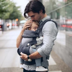 Baby Carriers-Ergobaby 360 Baby Carrier (Cool Air) Carbon Grey
