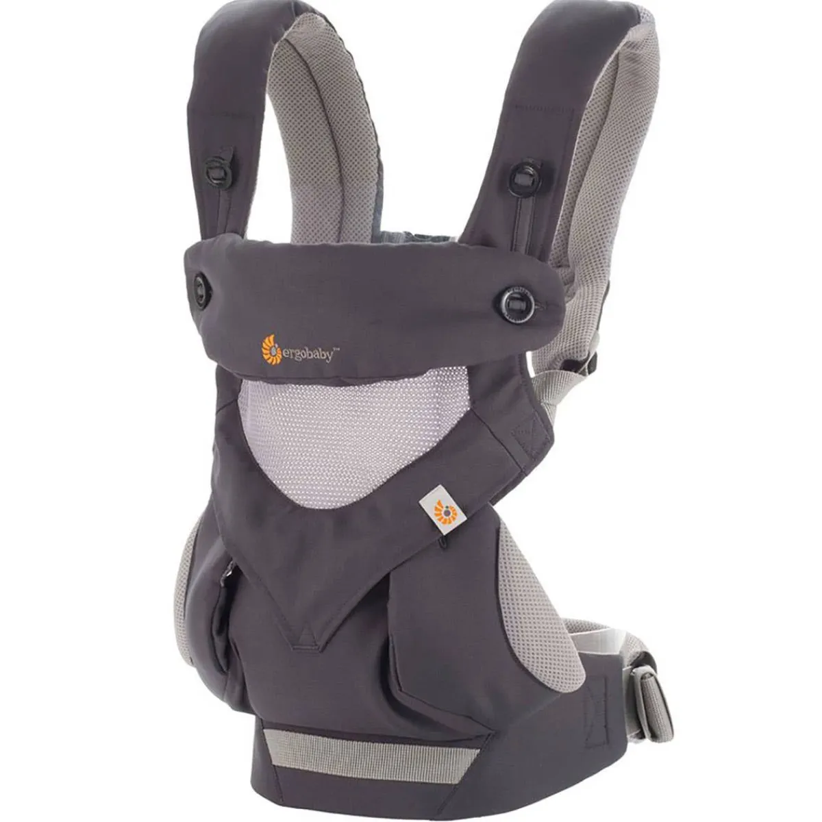 Baby Carriers-Ergobaby 360 Baby Carrier (Cool Air) Carbon Grey