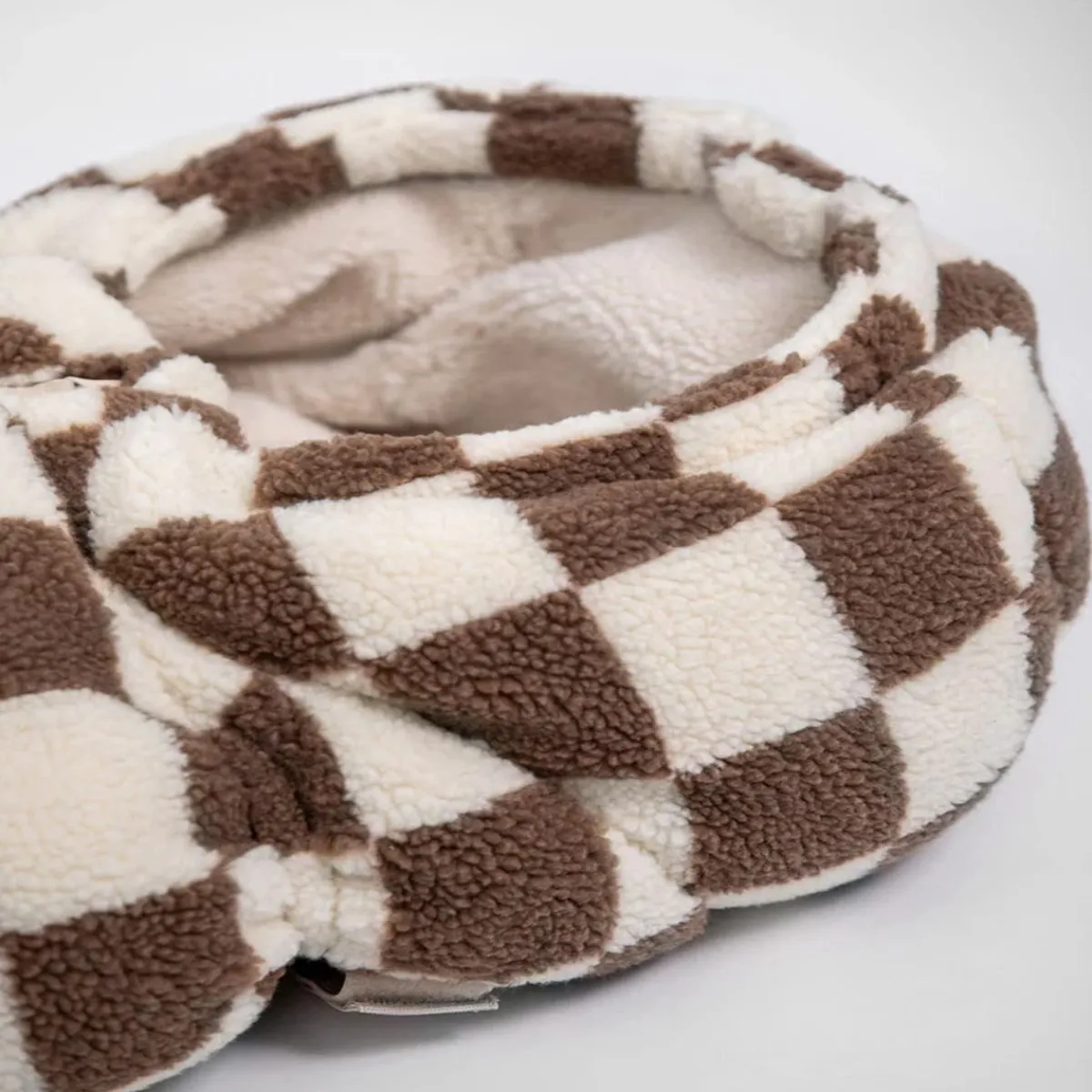 Stroller Accessories-7AM Enfant 212 Evolution Blanket (Berber) Print Checkers Tan