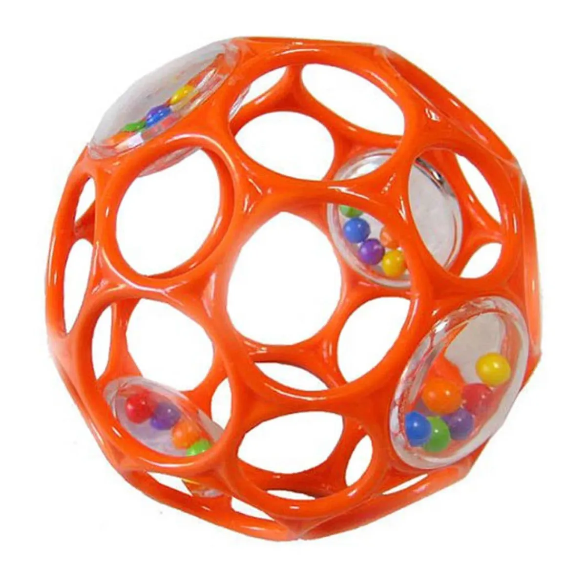 Musical Instruments|Grasping Toys-Bright Starts 4" Oball with Rattle