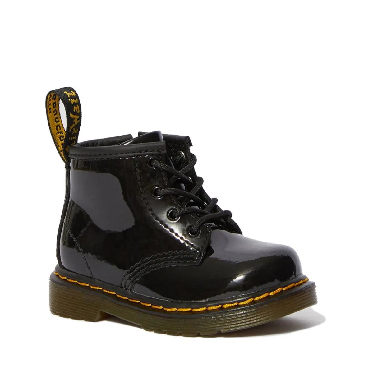 Winter Boots|Fashion Boots-Dr Martens 1460 Patent Lamper (Infant) Black