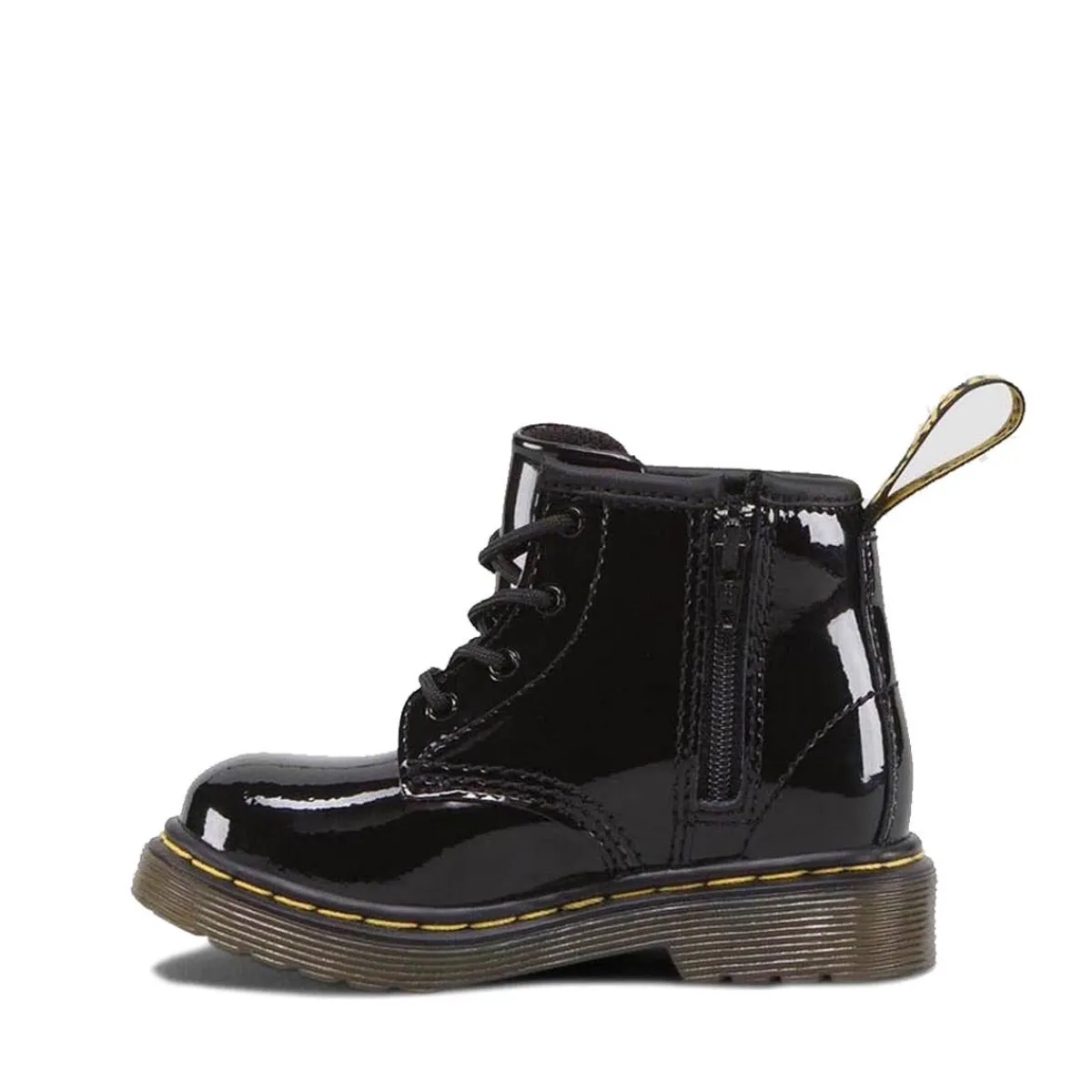 Winter Boots|Fashion Boots-Dr Martens 1460 Patent Lamper (Infant) Black