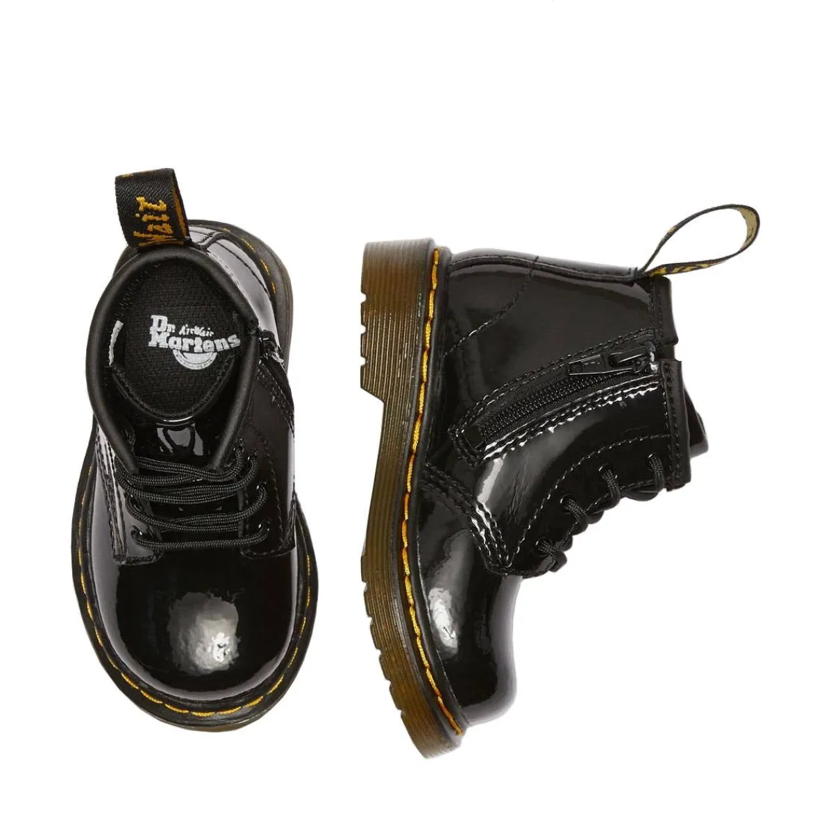 Winter Boots|Fashion Boots-Dr Martens 1460 Patent Lamper (Infant) Black