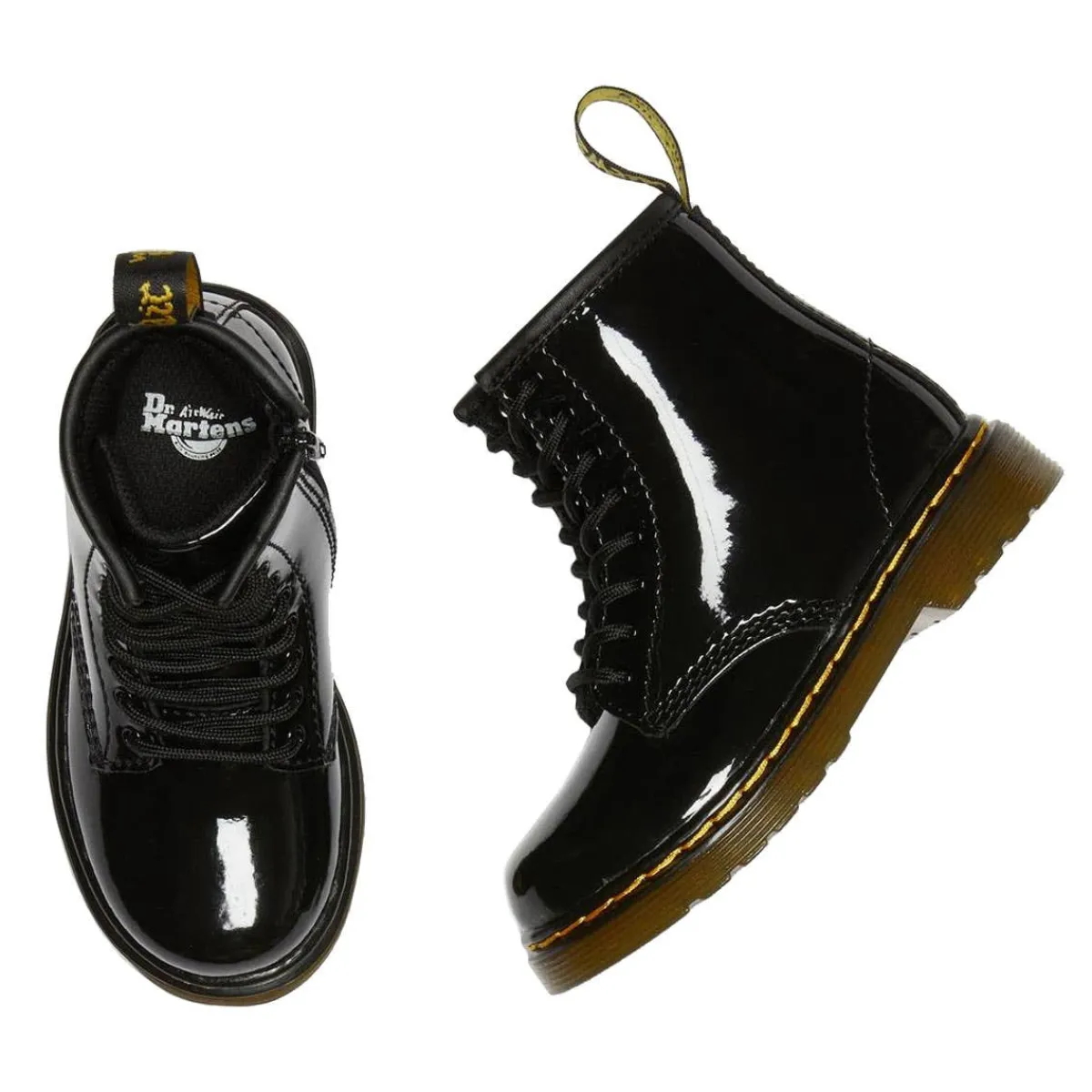 Winter Boots|Fashion Boots-Dr Martens 1460 Patent Lamper (Toddler)