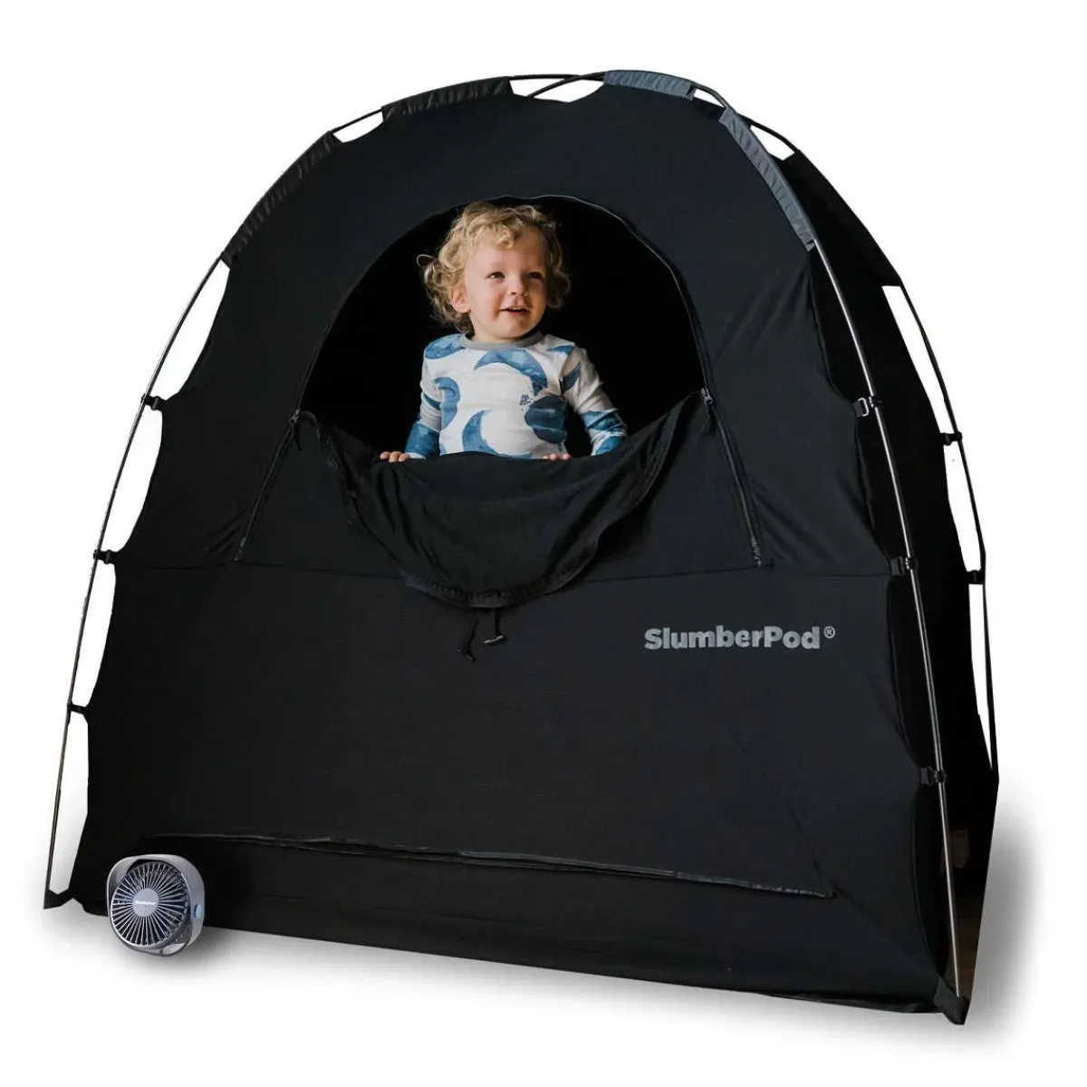 Travel Gear-SlumberPod 3.0 Portable Pod with Fan Black/Grey