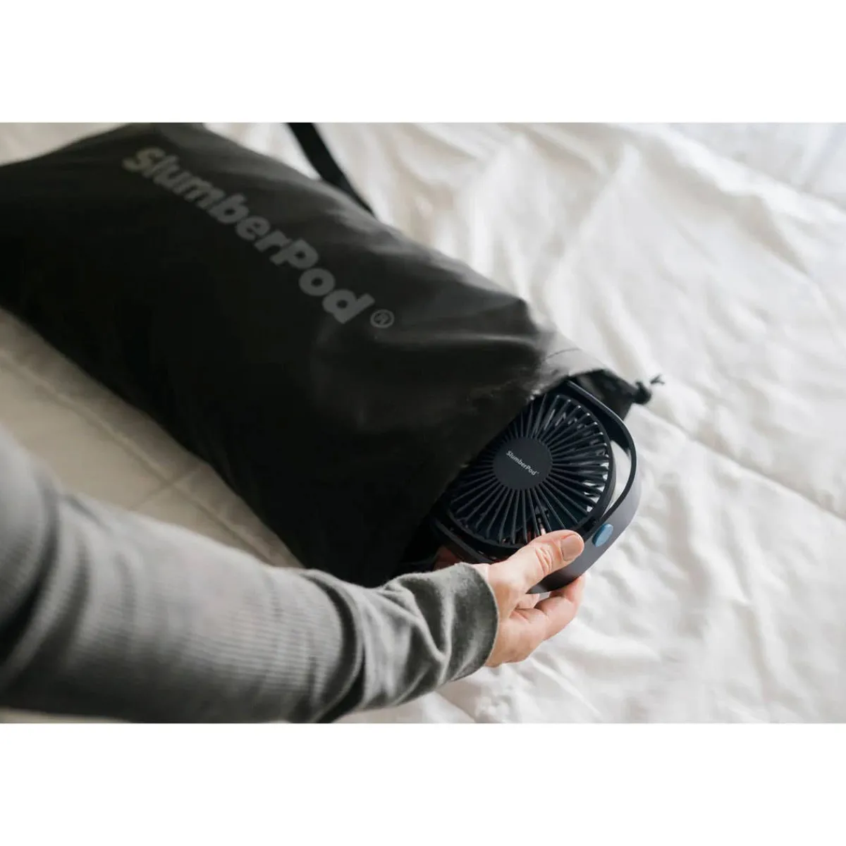 Travel Gear-SlumberPod 3.0 Portable Pod with Fan Black/Grey