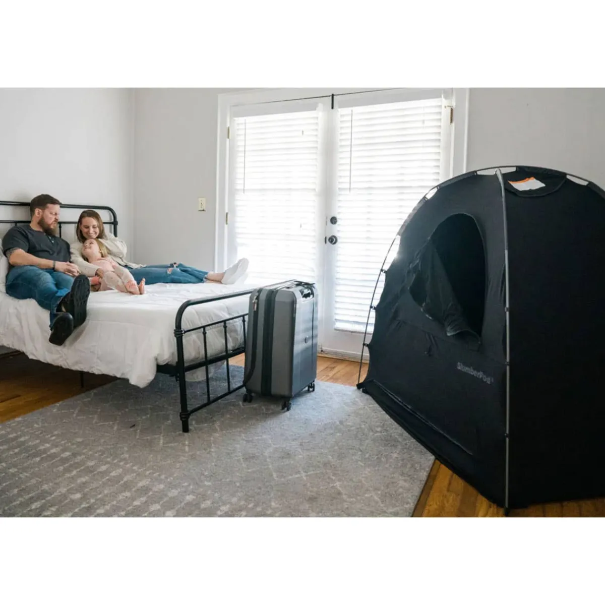 Travel Gear-SlumberPod 3.0 Portable Pod with Fan Black/Grey