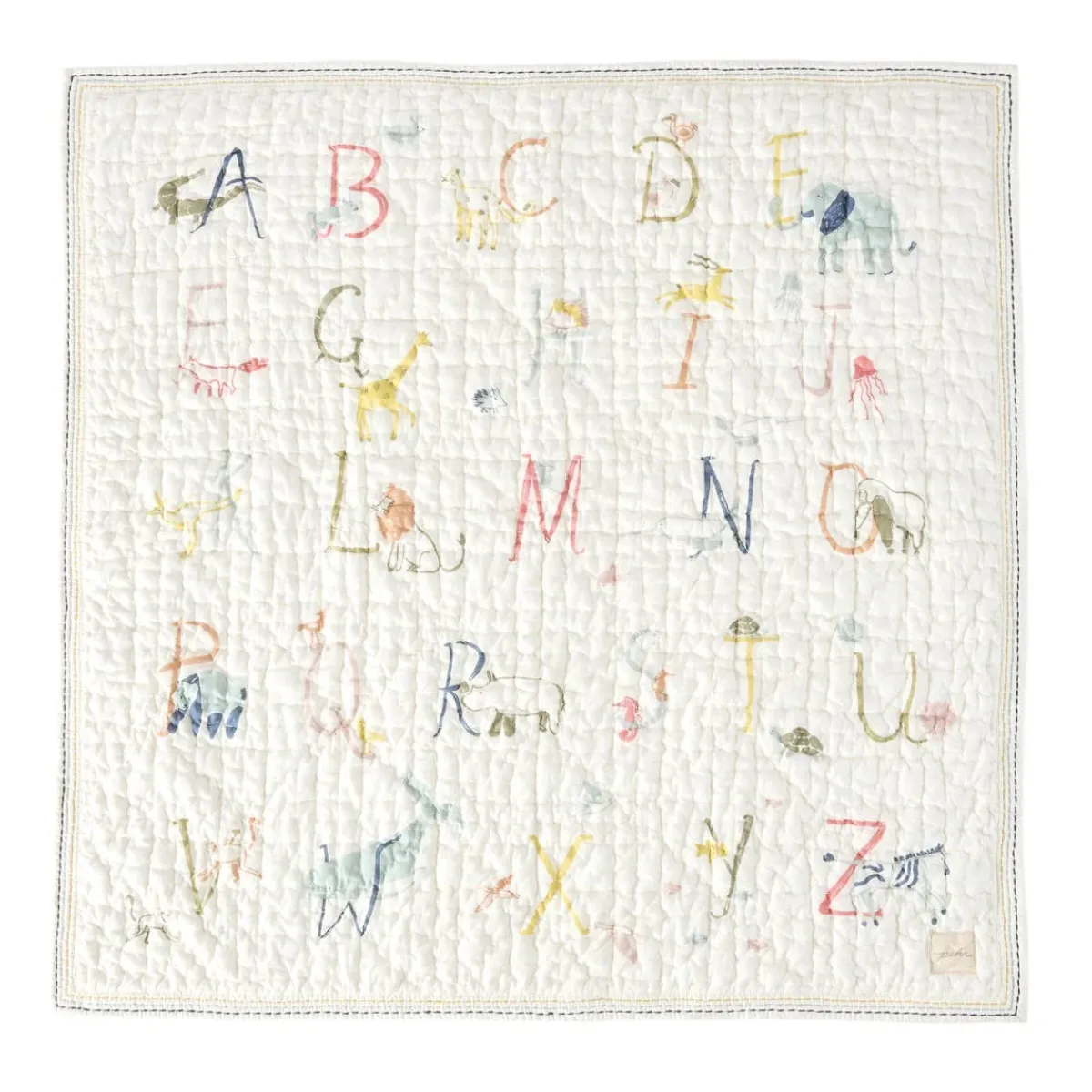 Kids Bedding|Blankets-Pehr A to Zoo Blanket
