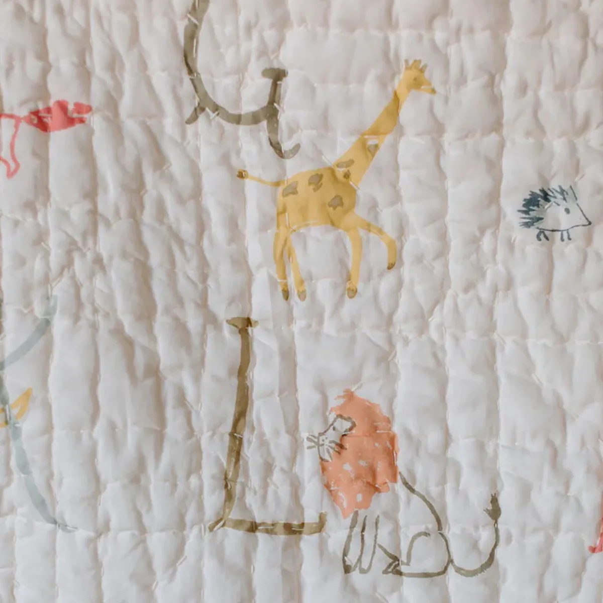 Kids Bedding|Blankets-Pehr A to Zoo Blanket