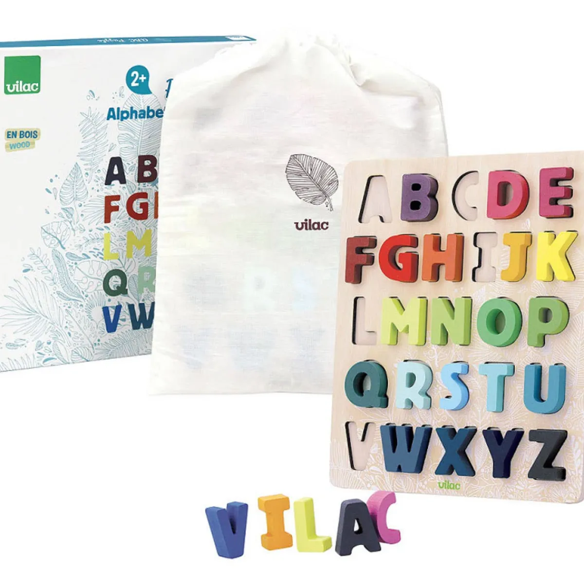 Puzzles|Wooden Toys-Vilac ABC Alphabet Set