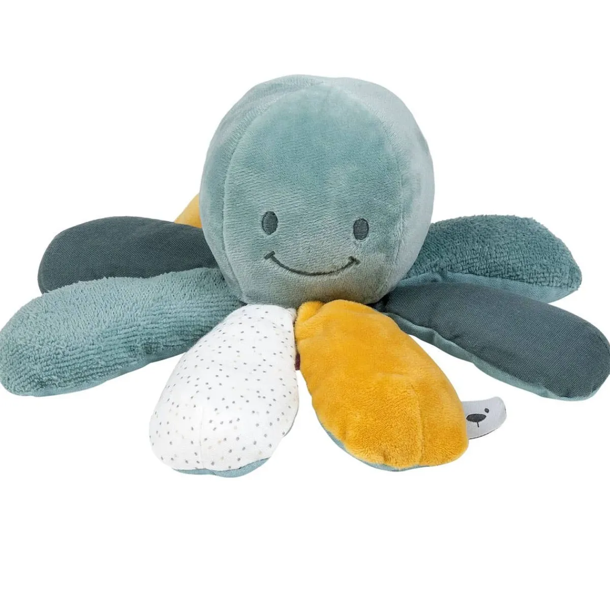 Plush Animals-Nattou Activity Cuddly Octopus