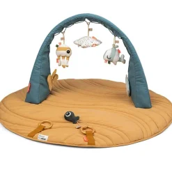 Activity Gyms-Done By Deer Activity Gym with Play Mat Sea Friends