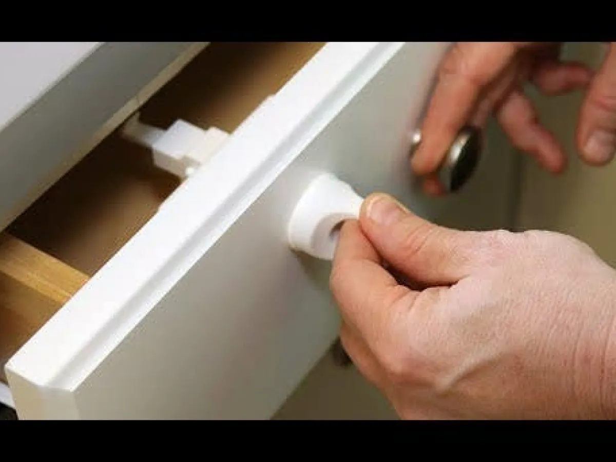 Baby Gates + Babyproofing-QDos Adhesive Magnet Lock (4 Pack) White