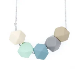 Teething Jewelery|Teething Jewelery-Glitter & Spice Adult Geometric Teething Necklace