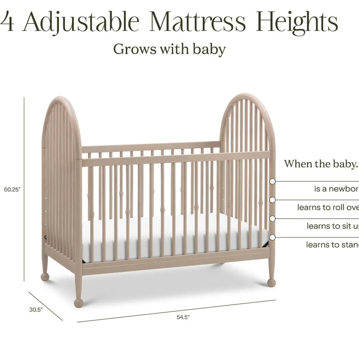Convertible Cribs-Namesake Alouette 3-in-1 Crib