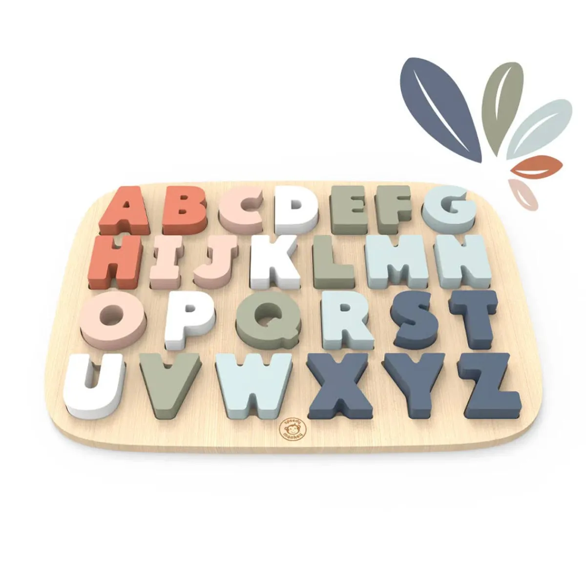 Puzzles|Wooden Toys-Speedy Monkey Alphabet Puzzle