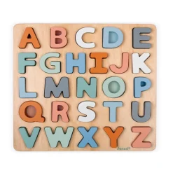 Puzzles|Wooden Toys-Janod Alphabet Puzzle