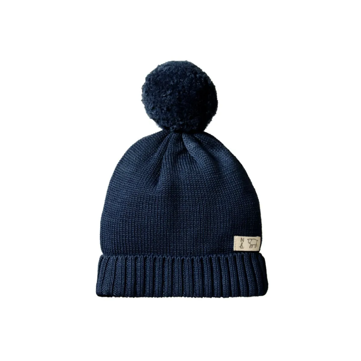 Beanies|Winter Hats-Nature Baby Alpine Pom Pom Beanie