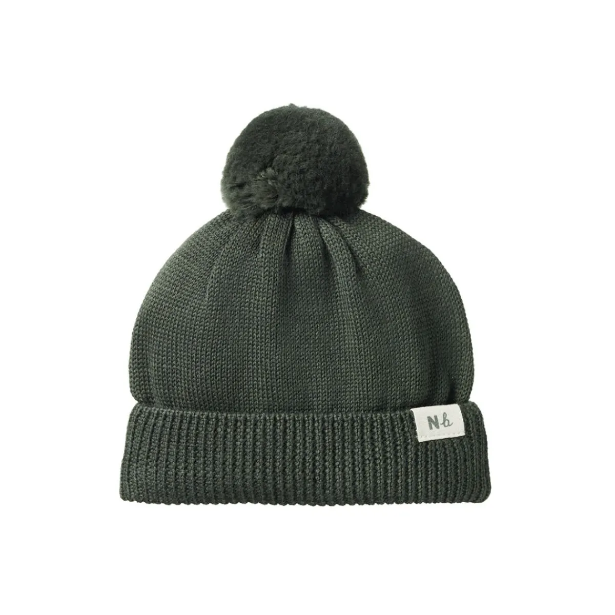 Beanies|Winter Hats-Nature Baby Alpine Pom Pom Beanie