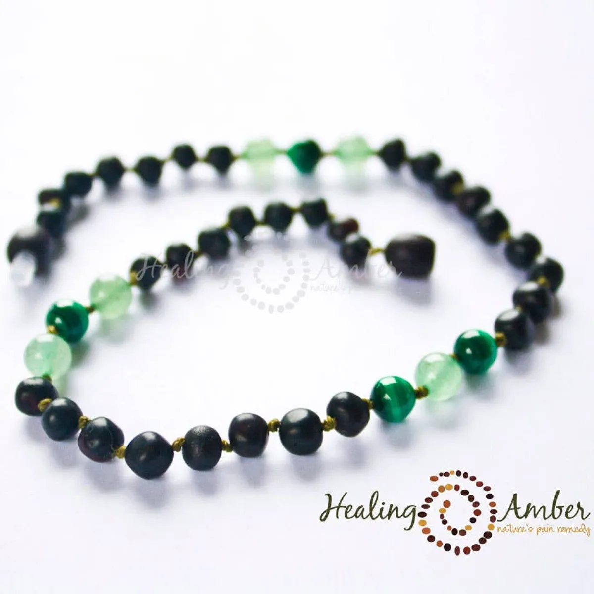 Jewelery-Healing Amber Amber Gemstone Necklace 11"