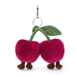 Plush Food-Jellycat Amuseables Cherries Bag Charm