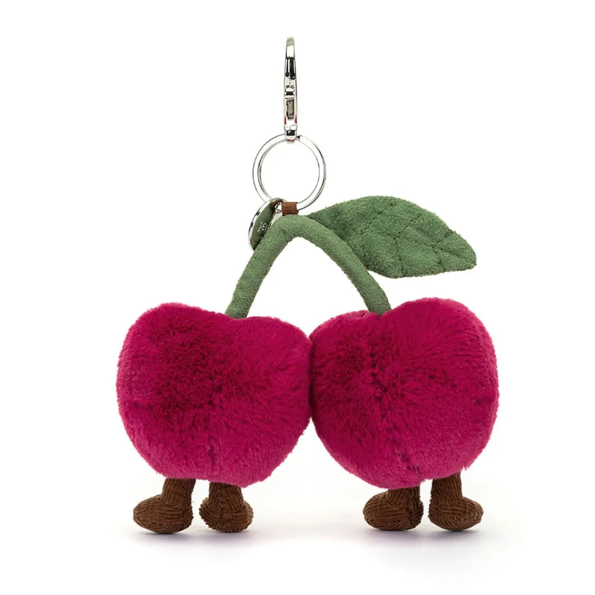 Plush Food-Jellycat Amuseables Cherries Bag Charm