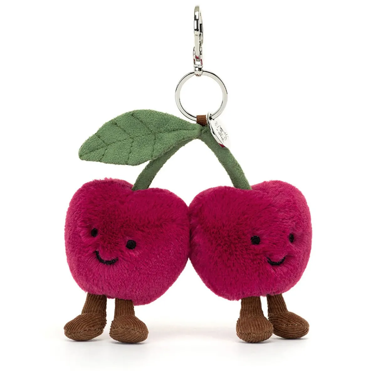 Plush Food-Jellycat Amuseables Cherries Bag Charm