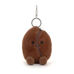Plush Food-Jellycat Amuseables Coffee Bean Bag Charm