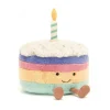 Plush Food-Jellycat Amuseables Rainbow Birthday Cake
