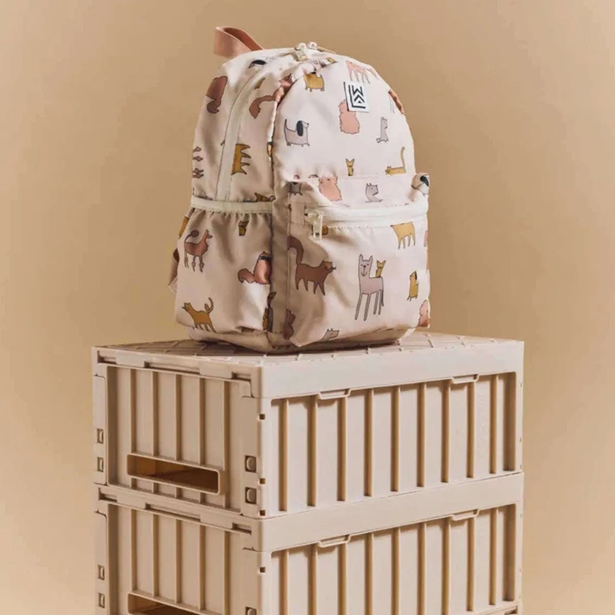 Backpacks-Liewood Andreas Backpack Cats & Dogs