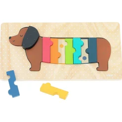 Puzzles|Wooden Toys-Vilac Andy Westface Dog Wooden Puzzle