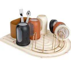 Bottle Brushes + Drying Racks-Boon Inc. Arc Silicone Drying Mat & Rack