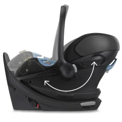 Car Seat Bases|Nfant Car Seats-Cybex Aton G Swivel with Sensorsafe