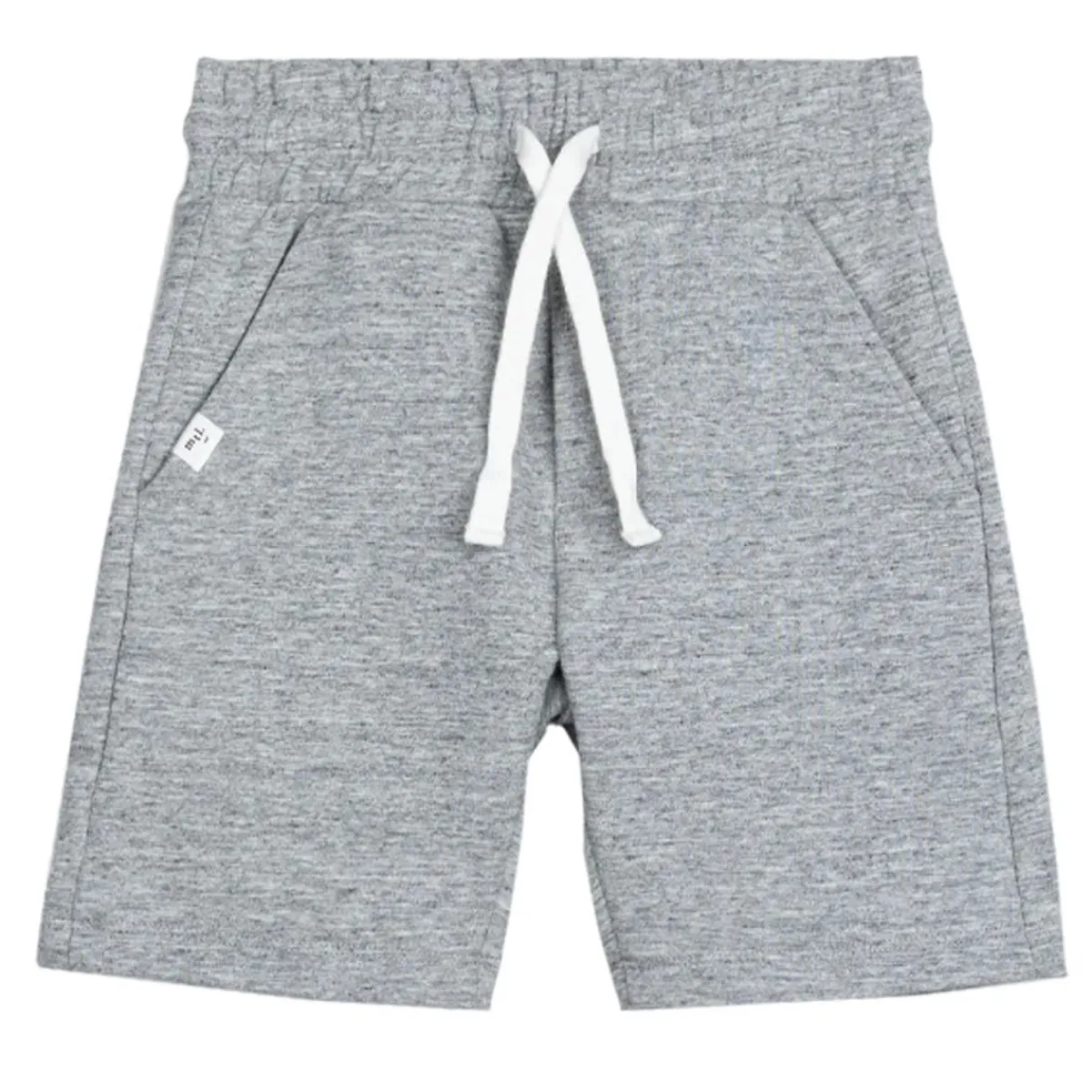 Shorts-miles the label. Baby Basic Knit Short Heather Grey