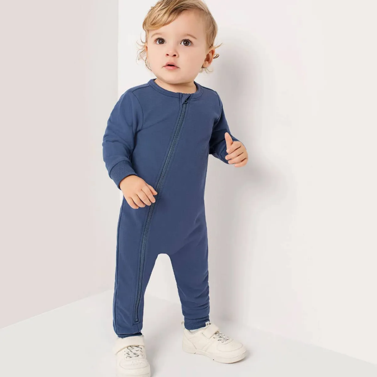 Onesies|Sleepers-miles the label. Baby Basics Playsuit