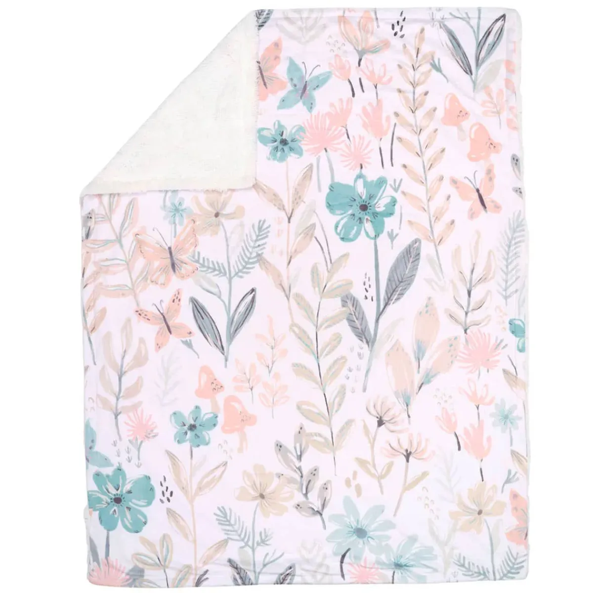 Blankets-Lambs & Ivy Baby Blooms Blanket