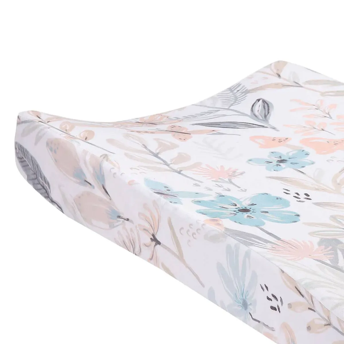 Changing Pads + Covers-Lambs & Ivy Baby Blooms Changing Pad Cover