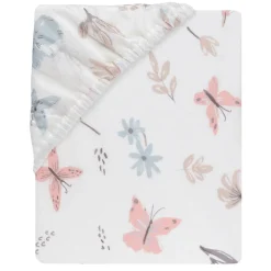 Crib Fitted Sheets-Lambs & Ivy Baby Blooms Crib Sheet