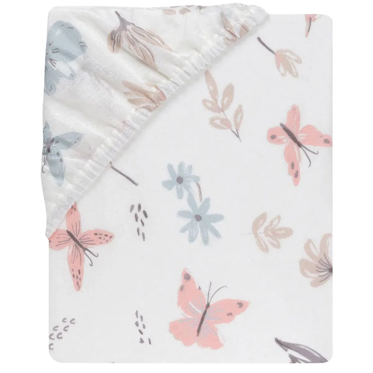Crib Fitted Sheets-Lambs & Ivy Baby Blooms Crib Sheet