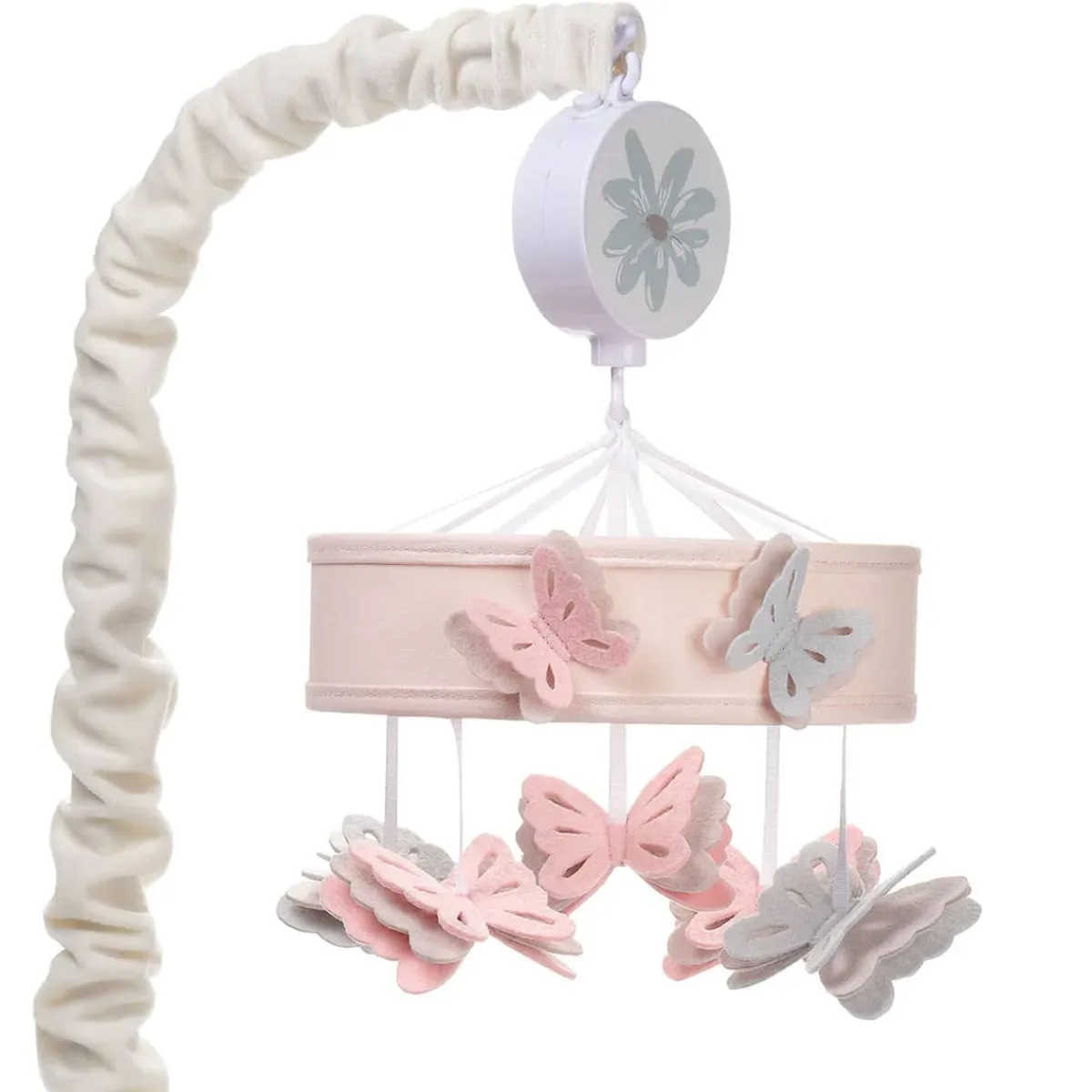 Mobiles-Lambs & Ivy Baby Blooms Musical Mobile