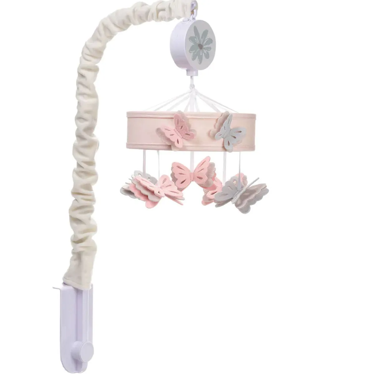Mobiles-Lambs & Ivy Baby Blooms Musical Mobile
