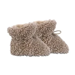 Infant Socks + Booties-7AM Enfant Baby Booties (Teddy) Oatmeal