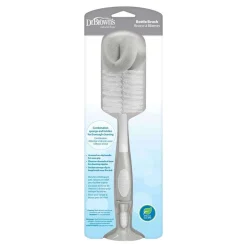 Bottle Brushes + Drying Racks|Breast Pumps + Accessories-Dr. Brown's Baby Bottle Brush Grey
