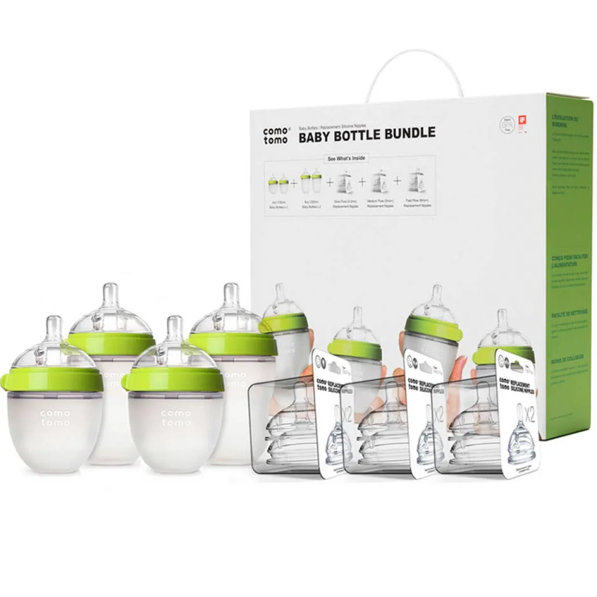 Baby Bottle Sets|Baby Bottles-Comotomo Baby Bottle Bundle