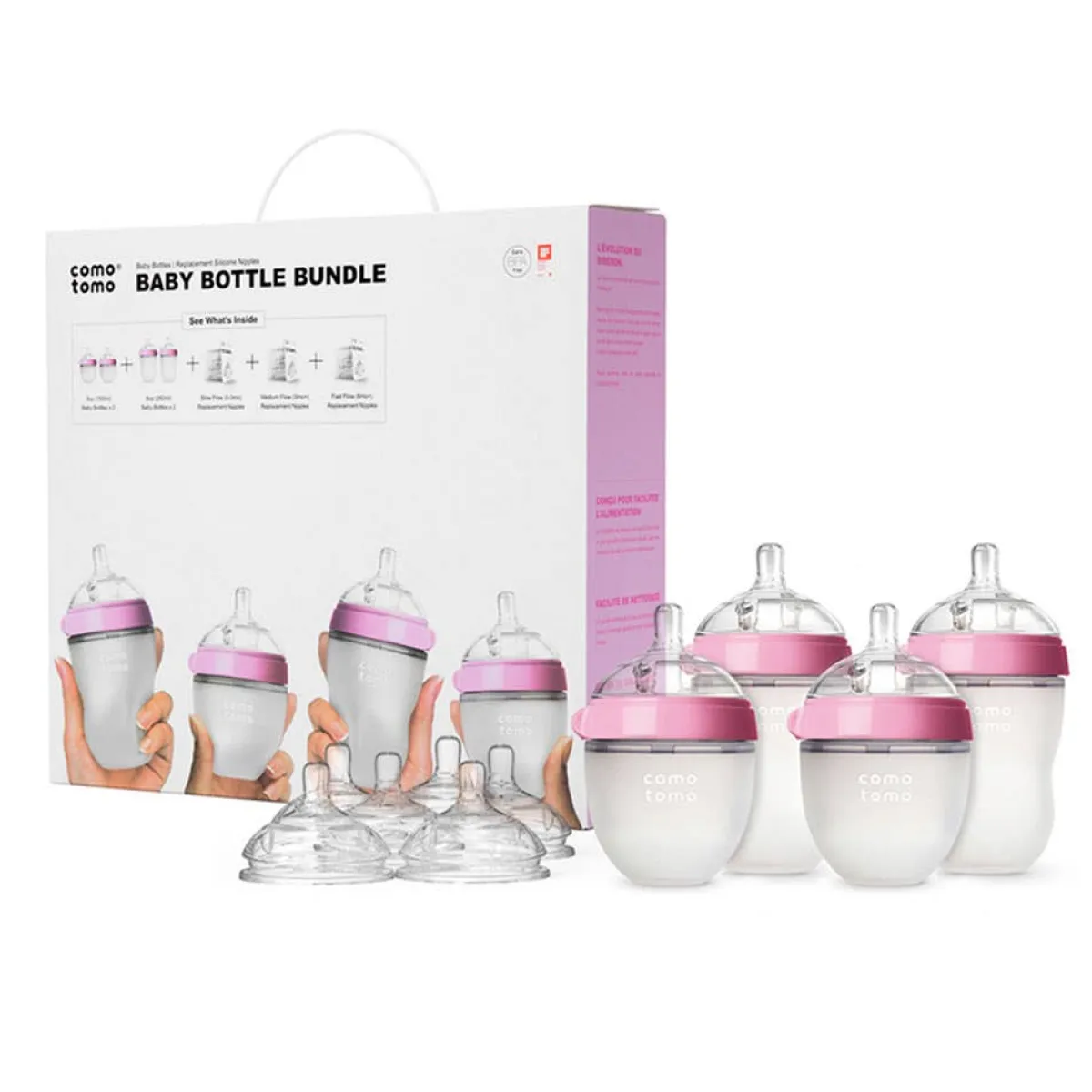 Baby Bottle Sets|Baby Bottles-Comotomo Baby Bottle Bundle