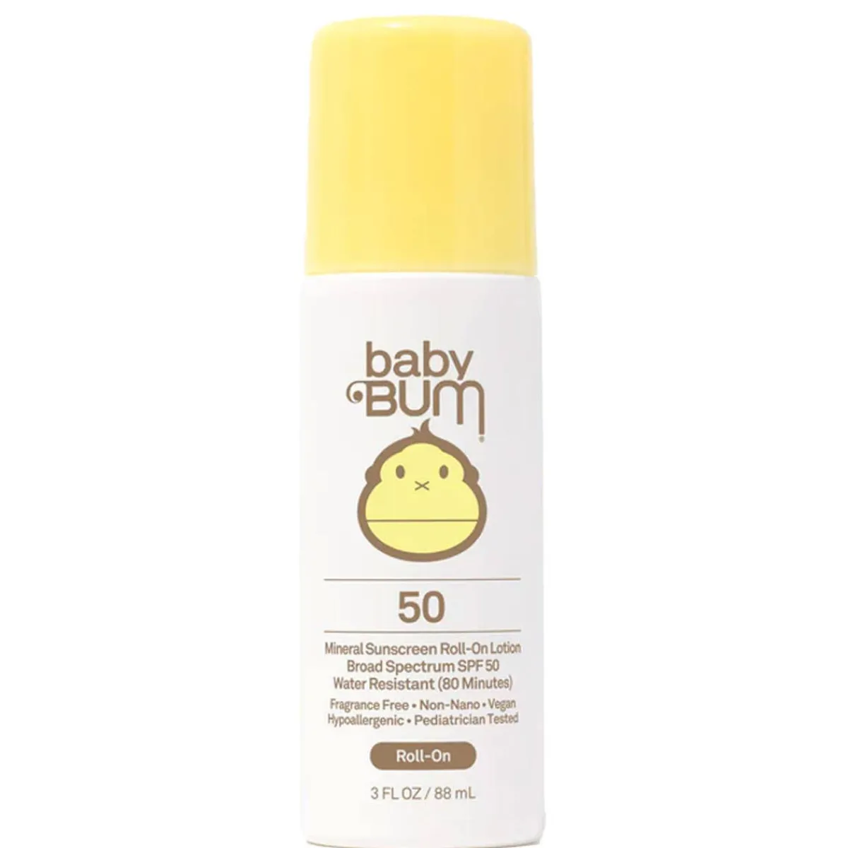 Sunscreen-Sun Bum Baby Bum Mineral Sunscreen Roll-On Lotion SPF 50