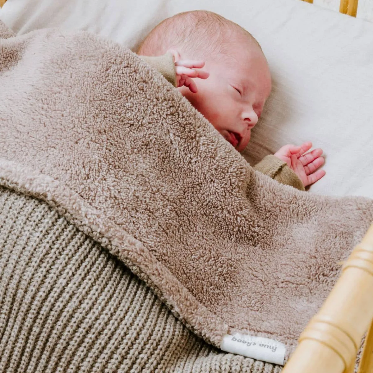 Blankets-Baby's Only Baby Crib Blanket Teddy - Hope