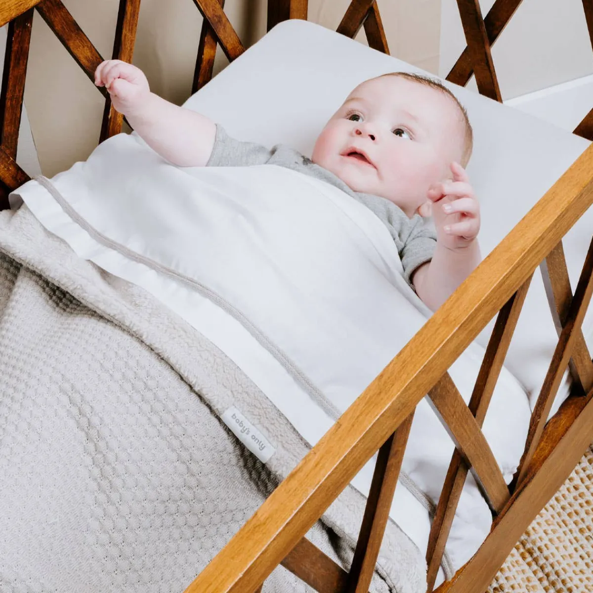 Blankets-Baby's Only Baby Crib Blanket Teddy - Sky