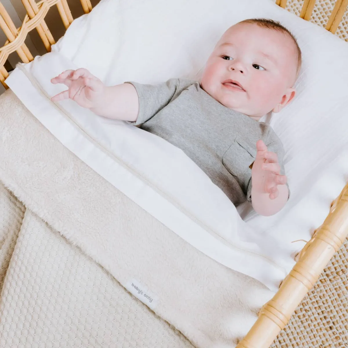 Blankets-Baby's Only Baby Crib Blanket Teddy - Sky